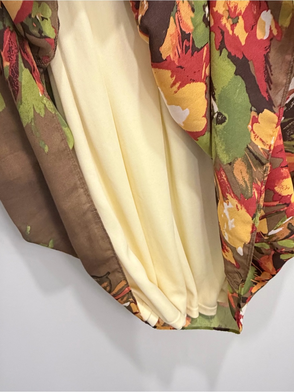 Signature by Robbie Bee Floral Pleated Midi Dress 16 Boho Floral Earthy Smocked - Picture 6 of 8